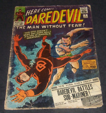 Daredevil # 7- 1965 - Key Issue - First Red Costume - Submariner -GD/VG 3.0 picture