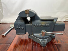 Vintage Craftsman Bench Anvil Vise #51865 4-1/2” Reversible Jaws USA picture