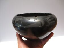 VINTAGE NATIVE AMERICAN INDIAN  POT BOWL SCULPTURE PAINTING MARIE MARIA MARTINEZ picture