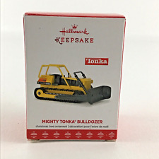 Hallmark Keepsake Christmas Ornament Mighty Tonka Bulldozer Childrens Toy 2017 picture