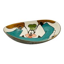Walt Disney 70 Years Of GOOFY Oval Ceramic Platter RARE picture