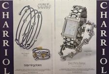 Charriol Cable Jewelry Bracelet Watch Ring Bloomingdale's Vintage Print Ad 2000 picture