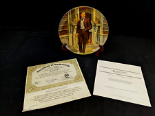 Gone With The Wind Collectors Plate, Knowles China, w/COA and Box, Rhett picture