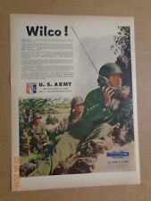 Vintage Print Ad -1951 for U.S. Army Recruitment and Texaco picture