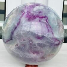 7000G Natural Fluorite ball Colorful Quartz Crystal Gemstone Healing picture