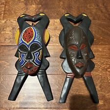 Authentic African Masks (Pair), 'God's Gift of Twins' picture