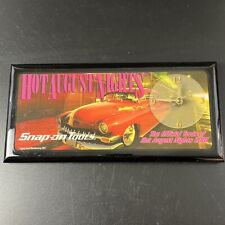 Vintage Lane Snap On Tools Hot August Nights Car Clock 2001 USA Man Cave Tested picture