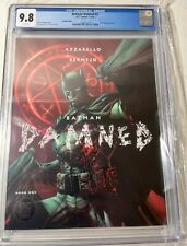 BATMAN   DAMNED  #  1  CGC 9.8 (2018)   1st DC  BLACK  LABEL   LEE   COVER picture