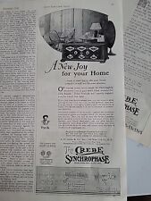 1926 Grebe Synchrophase Broadcasr Receiver Joy To Home Vintage  ad picture