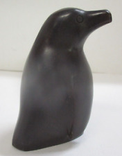 Teak? Wood Penguin Carving Statue picture