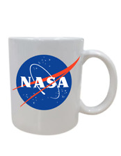 NASA Retro Red Blue Logo Space Agency Rocket Science Funny Gift Coffee Mug Cup picture