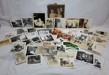 Lot Of Old Photographs Vintage Crafting Scrapbook 55pcs Of Ephemera As Pictured picture