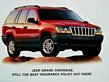 2002 Jeep Grand Cherokee 2 page Original Print Ad 8.5 x 11