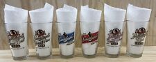 Leinenkugel’s Beer Pint Glasses RARE Fresh Water Fish Collection 6 Piece Set NEW picture