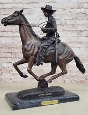 Trooper of the Plains by Frederic Remington Bronze Statue Sculpture Western 17