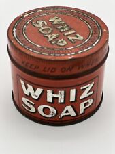 Vintage 1930’s Whiz Soap Tin Can The Davies-Young Soap Co. picture
