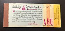 ✨Vintage Disneyland Adult ticket coupon booklet - original VintageDisney 1970's✨ picture