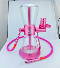 Pink - Gravity Hookah Glass Bong Water Pipe 360 Rotating - *7 COLORS OPTIONS* picture