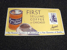 Circa 1930s Thomas Webb Coffee Trolley Sign picture