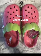 New Strawberry Sandal Slippers Shoes Brand L Size 25cm 10