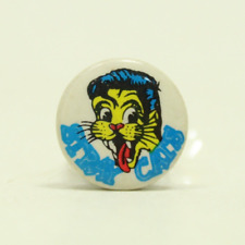 The STRAY CATS Pin Rockabilly Vintage 1980s Button UK Badge Brian Setzer 1