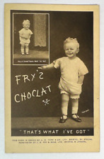 1910's Fry's Chocolate Postcard Advertising picture