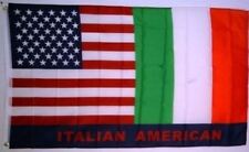 USA and Italy Friendship Italian American Flag Polyester 3 x 5 Foot Friend New picture