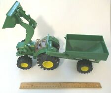 Vintage John Deere Tractor, Front Loader & Grain Cart ERTL Models picture