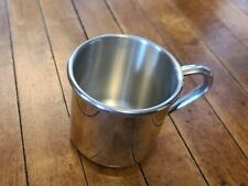 Vintage WEB Pewter 1171 Childs Cup w Handle 2.5 Inch Tall picture