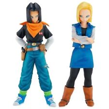 Anime Dragon Ball Z Super Android NO.18 & 17 2Pcs Set Stand Figure statue Gift picture