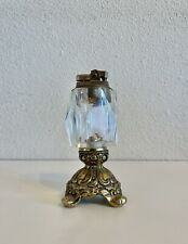 Vintage Hollywood Regency Glass & Brass Table Lighter picture