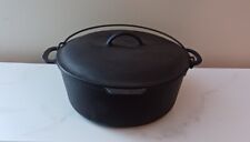 Vintage Vollrath Cast Iron Dutch Oven No. 8 with No. 8 Lid Handle Unmarked  picture