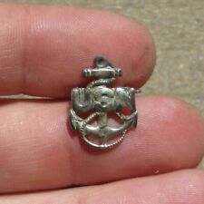 WW2 USN US NAVY Military Home Front Sweetheart CPO CHIEF PETTY OFFICER PIN picture
