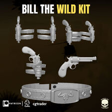 Wild Bill belt, holsters, pistols custom kit use w/ 4