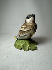 BOEHM Figurine Baby Cedar Waxwing Bird Porcelain #432 Retired USA Vintage picture
