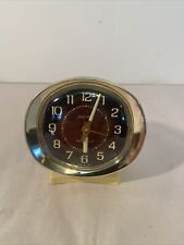 Vintage Westclox Baby Ben Wind Up Alarm Clock USA Cream/Gold Glows picture