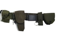 Yugoslavia Serbia Army Leather Green Holster Belt & Pouches 