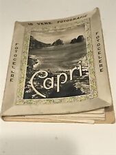 LOT 18 RPPC Booklet WITH MAP CAPRI ITALY REAL PHOTO POSTCARDS WATER / COAST picture