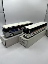 Vintage Bank Bus Plastic 9.5X2X2.75'' Lot ( GREYHOUND and FDNY ) picture