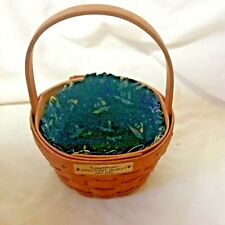 1492-1992 LONGABERGER DISCOVERY BASKET W/NAUTICAL FABRIC LINER picture