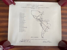 Richard M. Nixon Signed Commendation with Original Mailer Tube from 1971 picture
