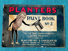 1929 Mr. Peanut Planters Paint Book No. 2 Advertising Coloring Premium (WB) picture