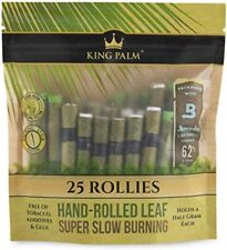 King Palm | Rollie Size | Natural | Organic Prerolled Palm Leafs |25 Rolls Total picture