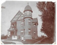 Pueblo Colorao Large Victorian House Antique Mounted Photo 1895 picture