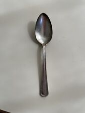 VINTAGE WM A ROGERS HOTEL PLATE ONEIDA SILVERPLATE BABY/SAUCE SPOON 4 1/2'' LONG picture