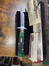 R@RE CASE XX SELECT  2002 SWING GUARD CHEETAH KNIFE 6111-1/2 L SS BERMUDA GREEN picture