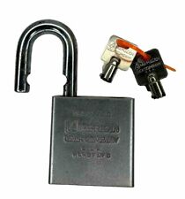 American Lock Company Heavy Duty Solid Steel Padlock Series 7300 - 2 Keys picture