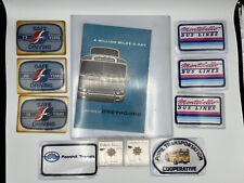 Vintage Lot of 11 Greyhound & Other Bus Related Transportation Items picture