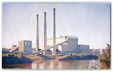 c1950's Black Dog Steam Electric Generating Plant St. Paul Minnesota MN Postcard picture