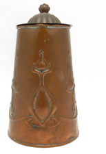 Joseph Sankey & Sons 1 1/2 Pint Copper Tankard Art Nouveau 